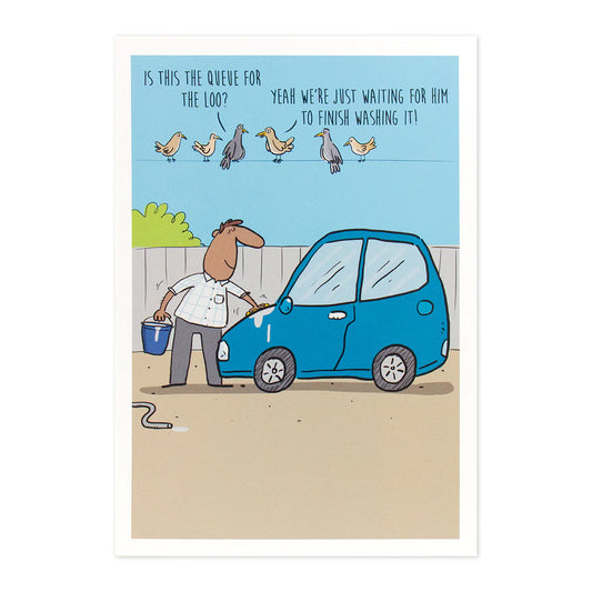 Shoebox Greeting Card - Queue For The Loo | Hallmark