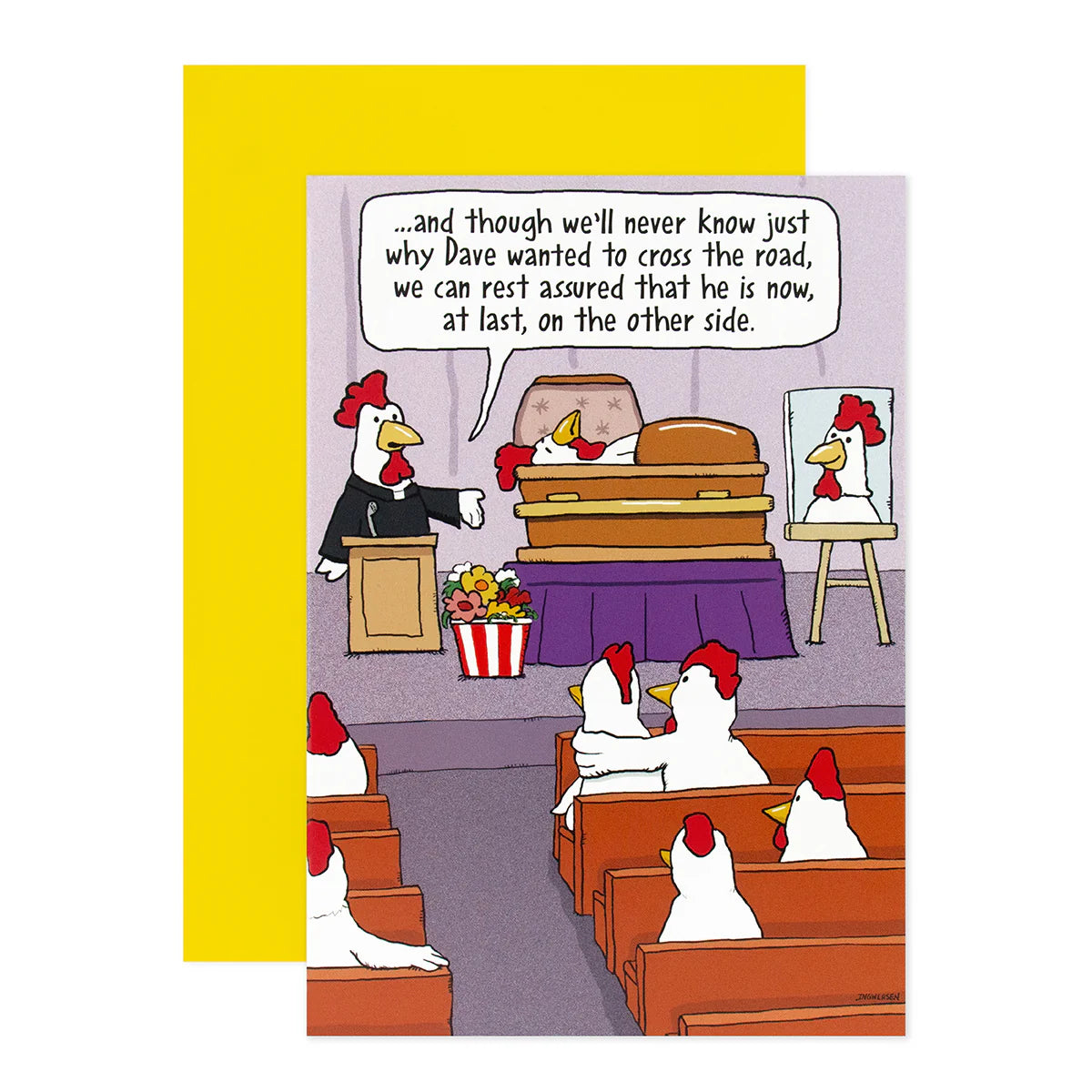 Shoebox Birthday Card - Chicken Funeral | Hallmark
