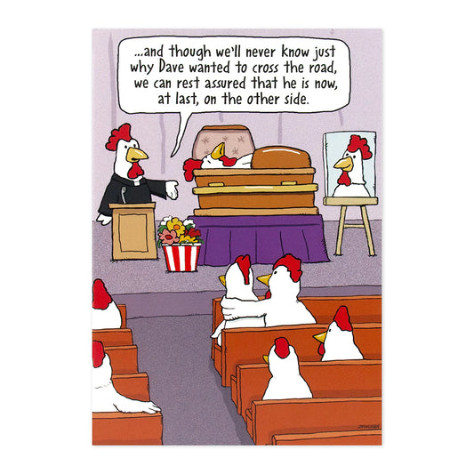 Shoebox Birthday Card - Chicken Funeral | Hallmark