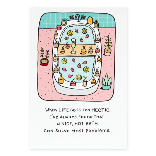 Shoebox Greeting Card - Hot Bath | Hallmark