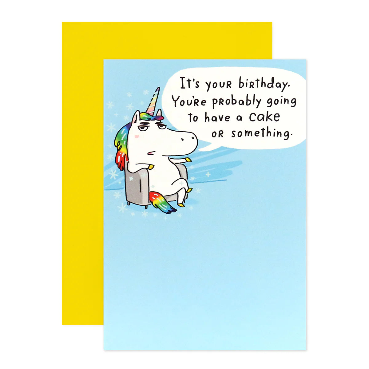 Shoebox Birthday Card - Grumpy Unicorn | Hallmark