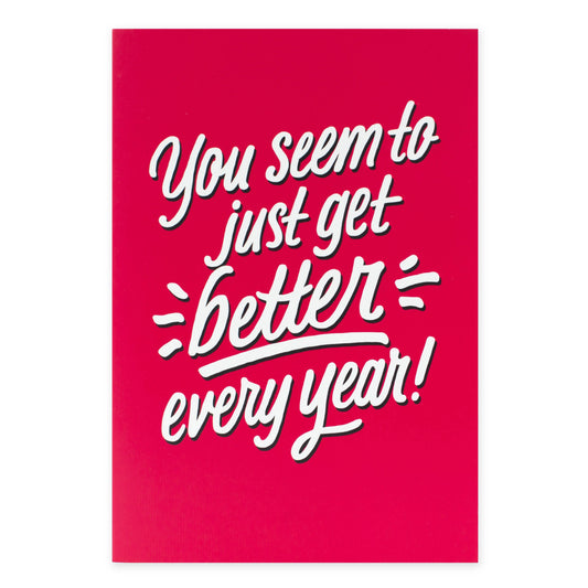 Shoebox Birthday Card - Better Every Year | Hallmark
