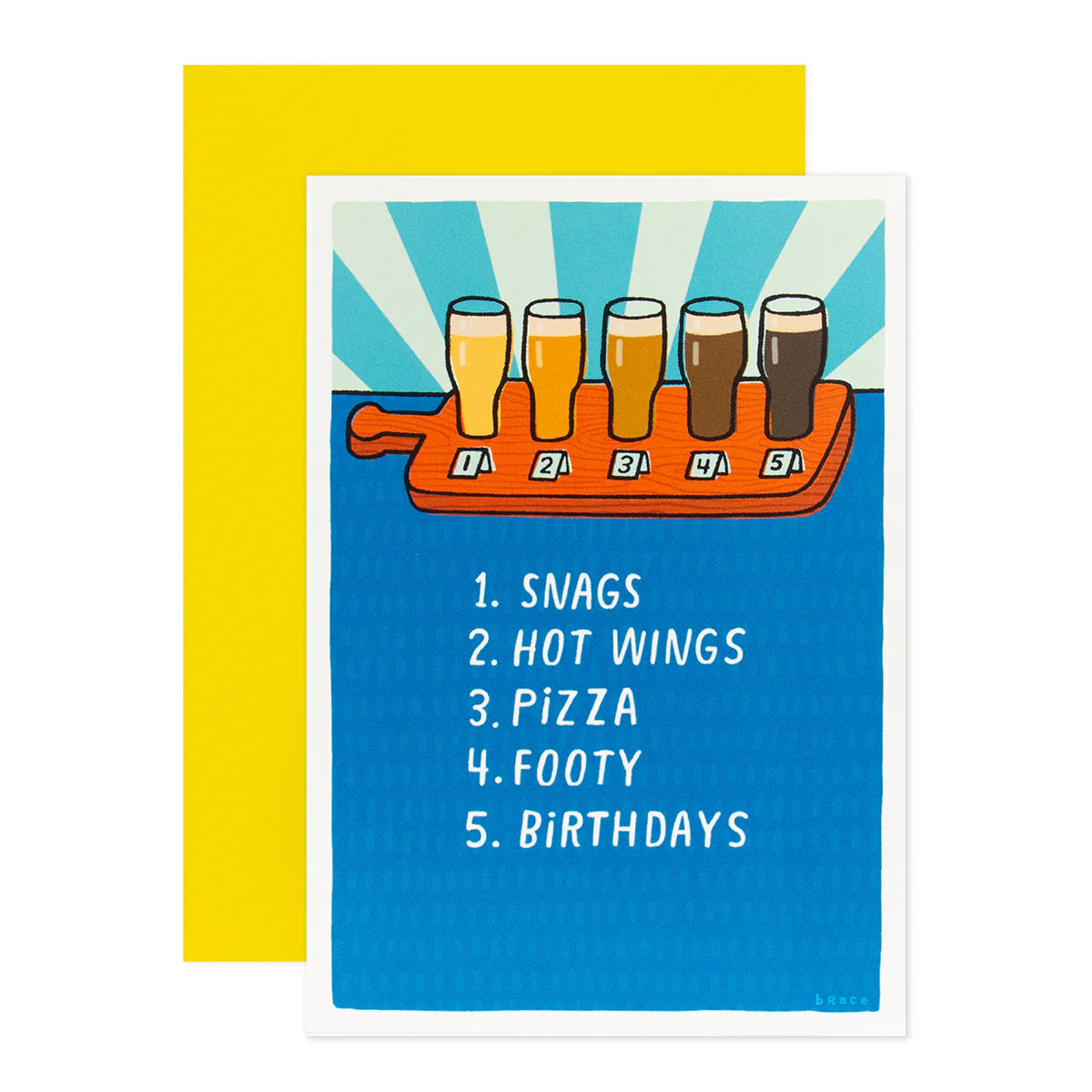 Shoebox Birthday Card - Beer Goes With Everything | Hallmark