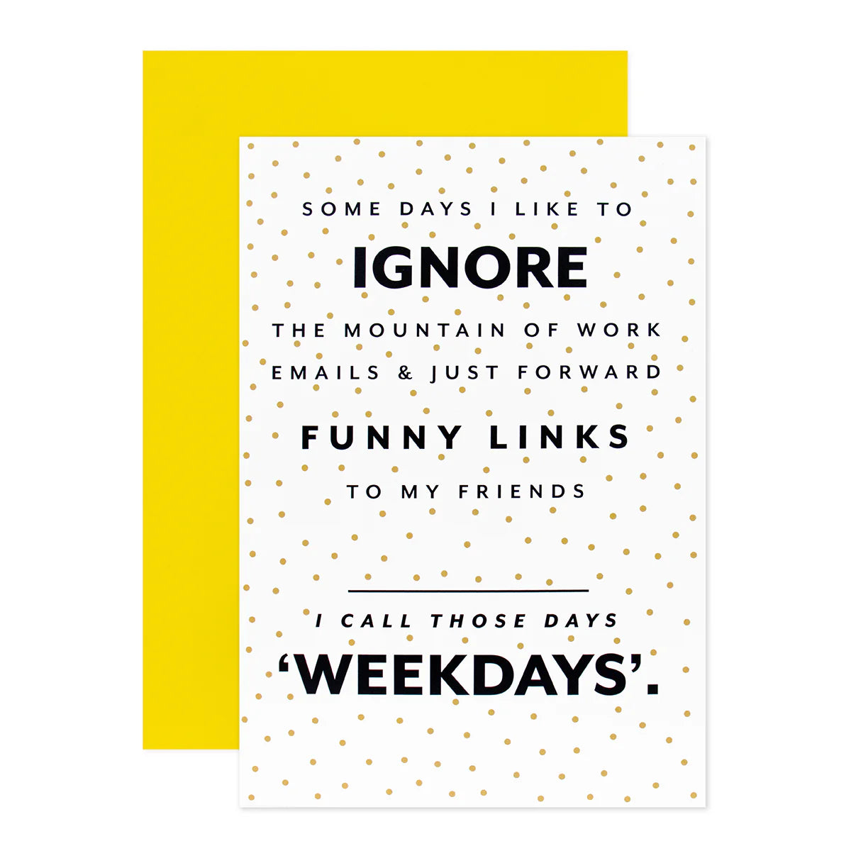 Shoebox Greeting Card - Weekdays | Hallmark