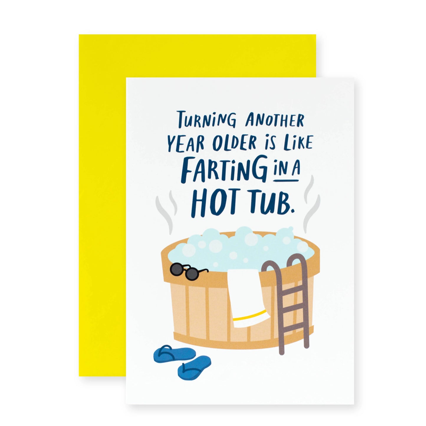 Shoebox Birthday Card - Farting In A Hot Tub | Hallmark