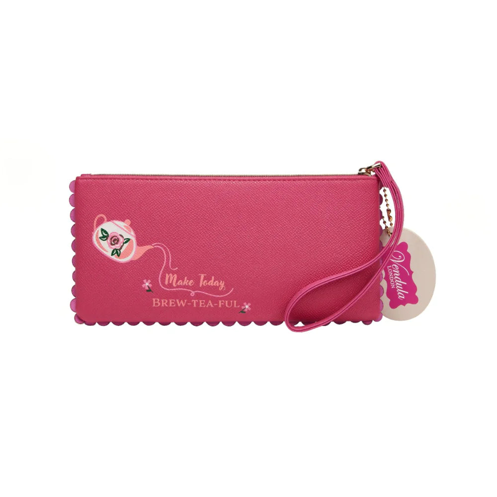 Perfectly Pink Afternoon Tea Bus Bellamy Wallet | Vendula London