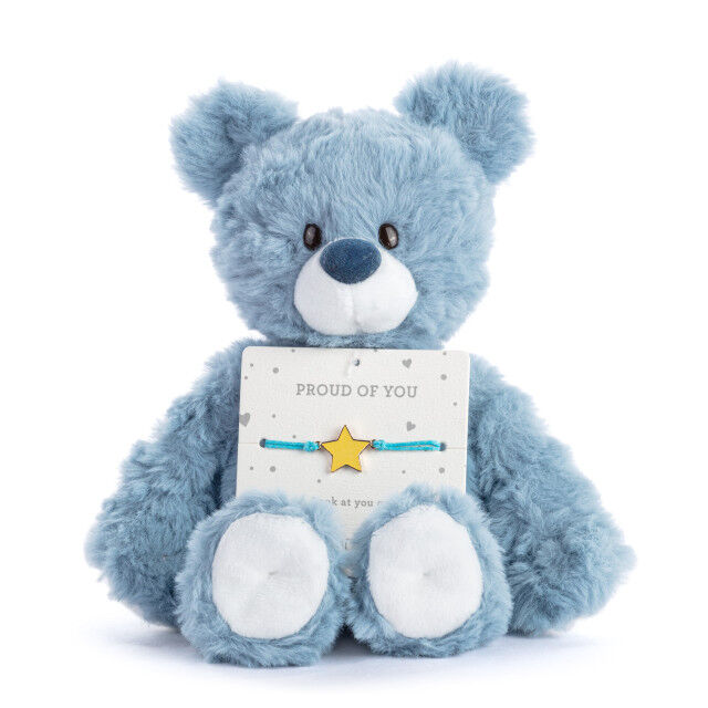 Proud Of You Turquoise Bear | Beary Charmings