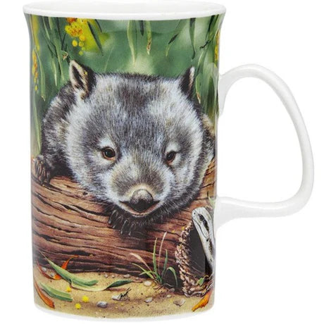 Fauna of Aus Wombat & Lizard Can Mug