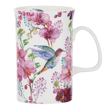 Birds & Blooms Can Mug
