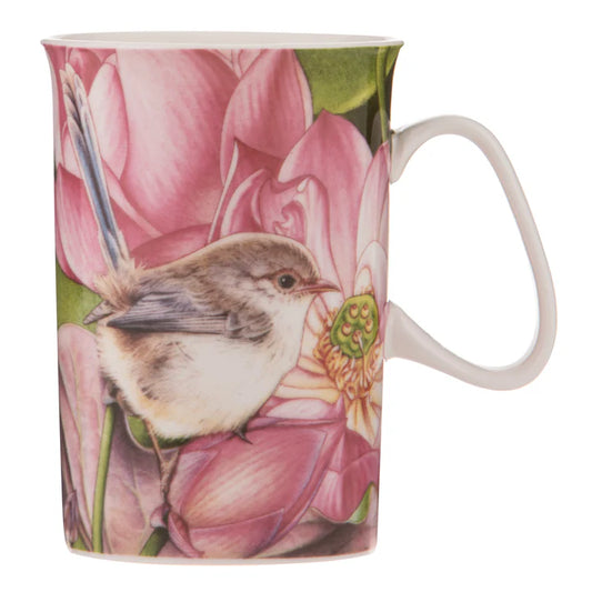 Pretty Little Wren Lotus Mug