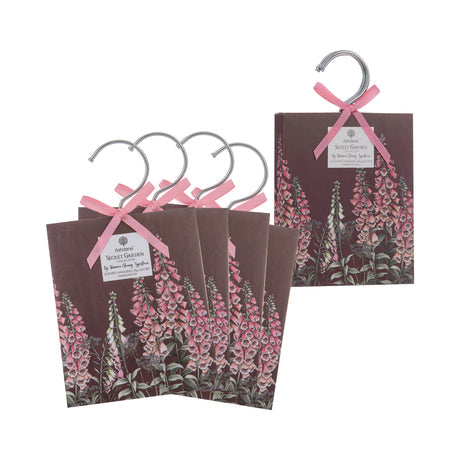Secret Garden 28g 4pk Sandalwood Hang Scented Sachet