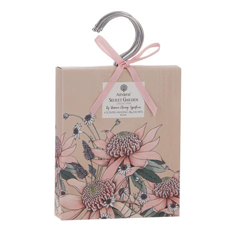 Secret Garden 28g 4pk Peony Hang Scented Sachet