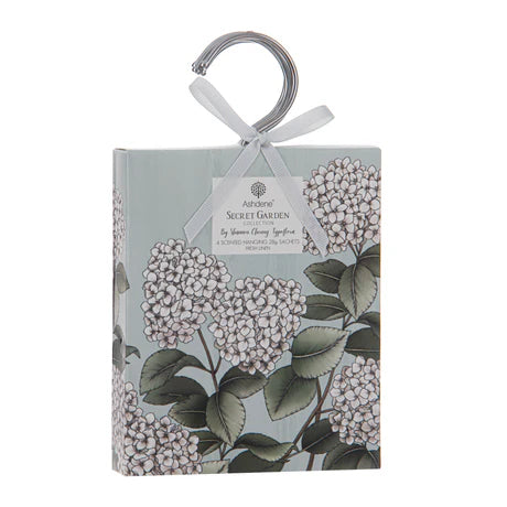Secret Garden 28g 4pk Fresh Linen Hang Scented Sachet