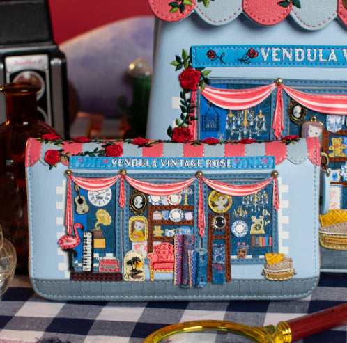 Vendula | Vintage Rose Medium Ziparound Wallet | Vendula London
