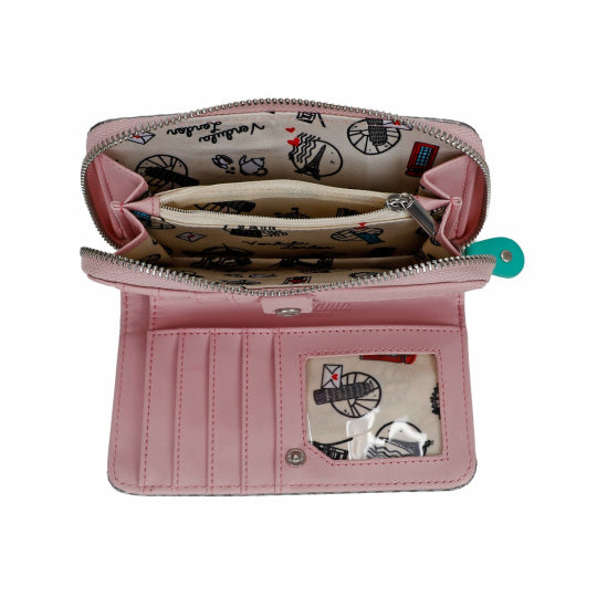 Vendula | Bubble Cats Medium Ziparound Wallet | Vendula London
