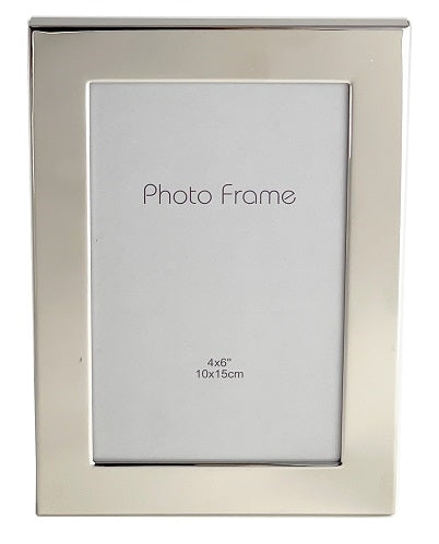 MANHATTAN NICKEL PLATED PHOTO FRAME -  4 x6"/ 10 x 15cm