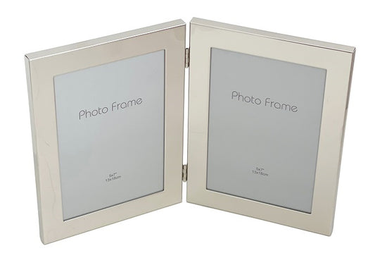 MANHATTAN DOUBLE NICKEL PLATED PHOTO FRAME