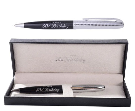 50TH BIRTHDAY BALLPOINT PEN