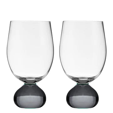 Zephyr Charcoal 2pk Wine Glass