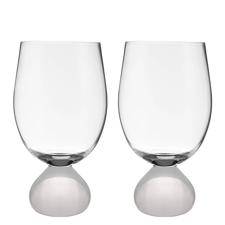 Zephyr White 2pk Wine Glass