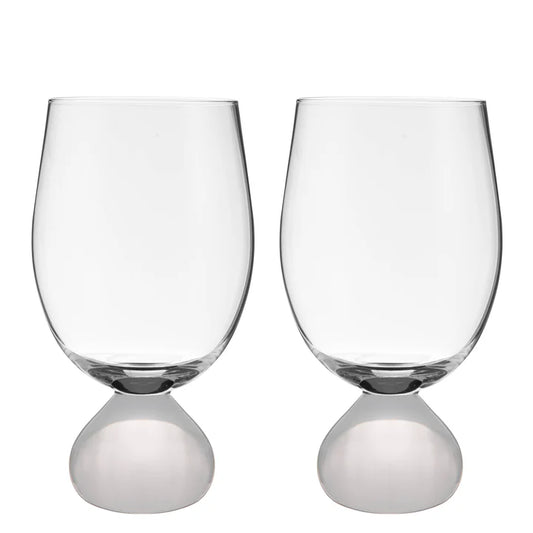 Zephyr White 2pk Wine Glass