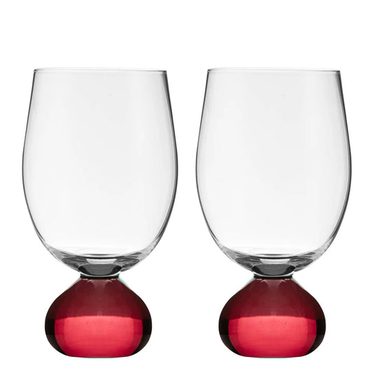 Zephyr Ruby 2pk Wine Glass