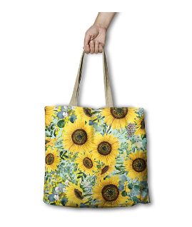 Shopping Bag - Sunflower  Bright