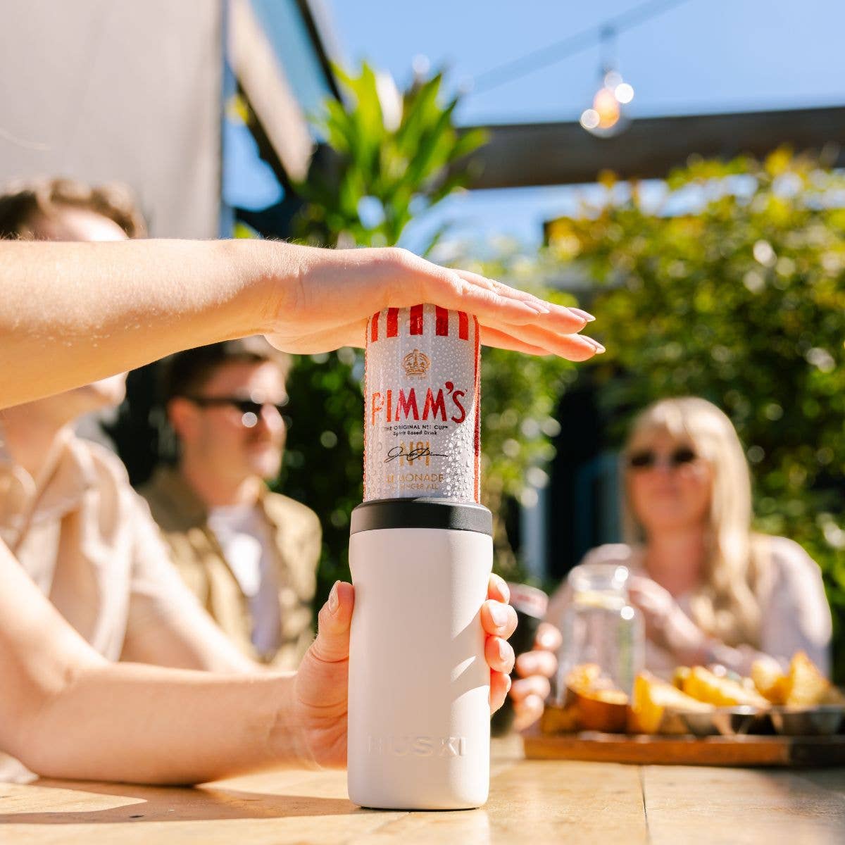 NEW: Huski Slim Can Cooler - White