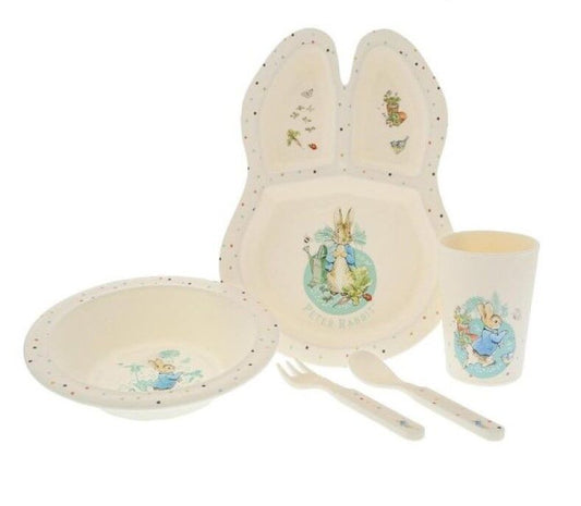 Beatrix Potter - Peter Rabbit 5pc Dinner Set