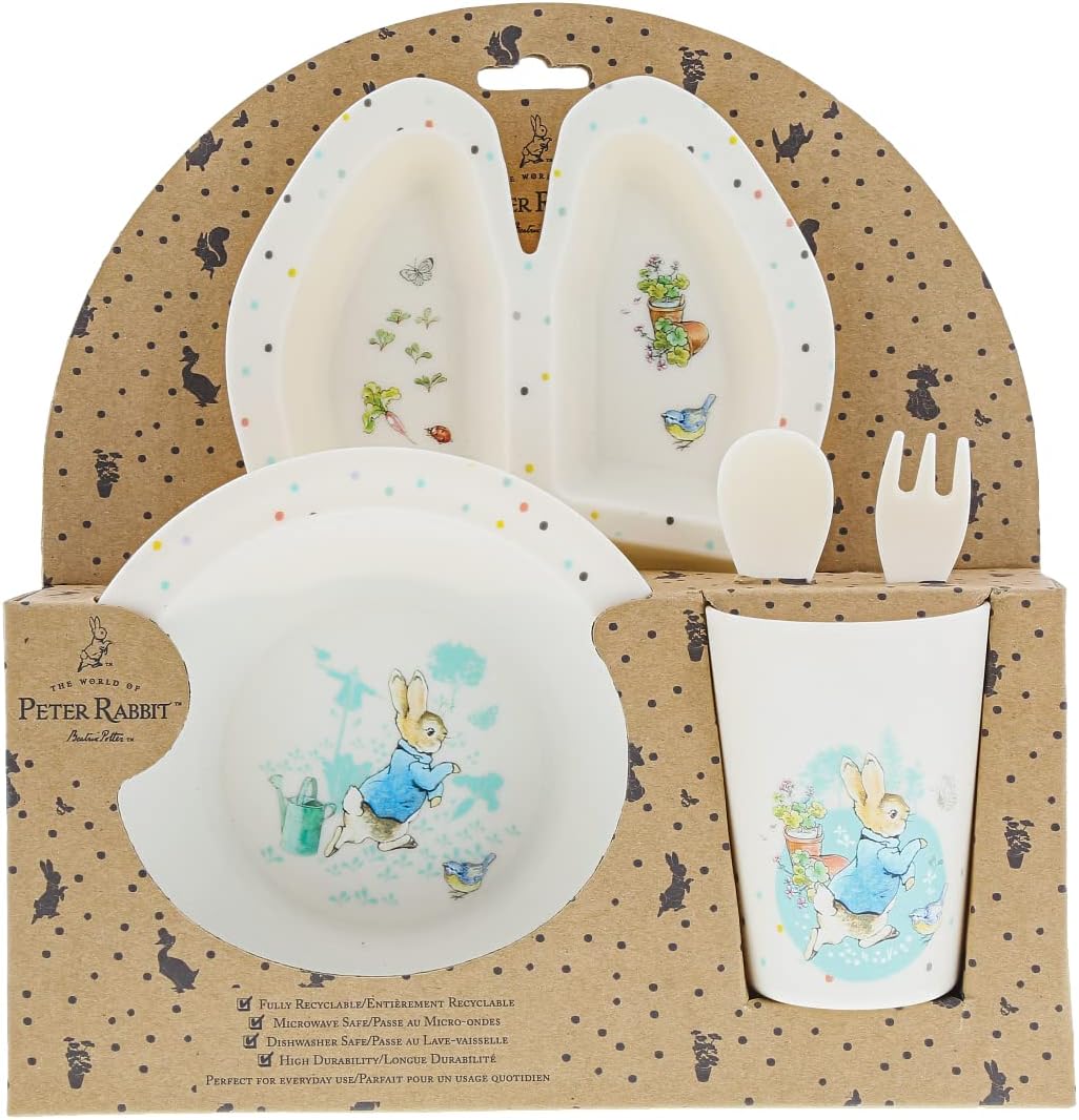 Beatrix Potter - Peter Rabbit 5pc Dinner Set