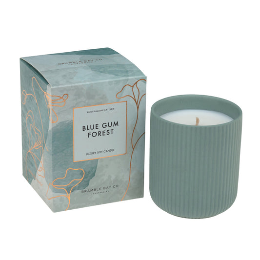 Blue Gum Forest Ceramic Candle | Bramble Bay Co