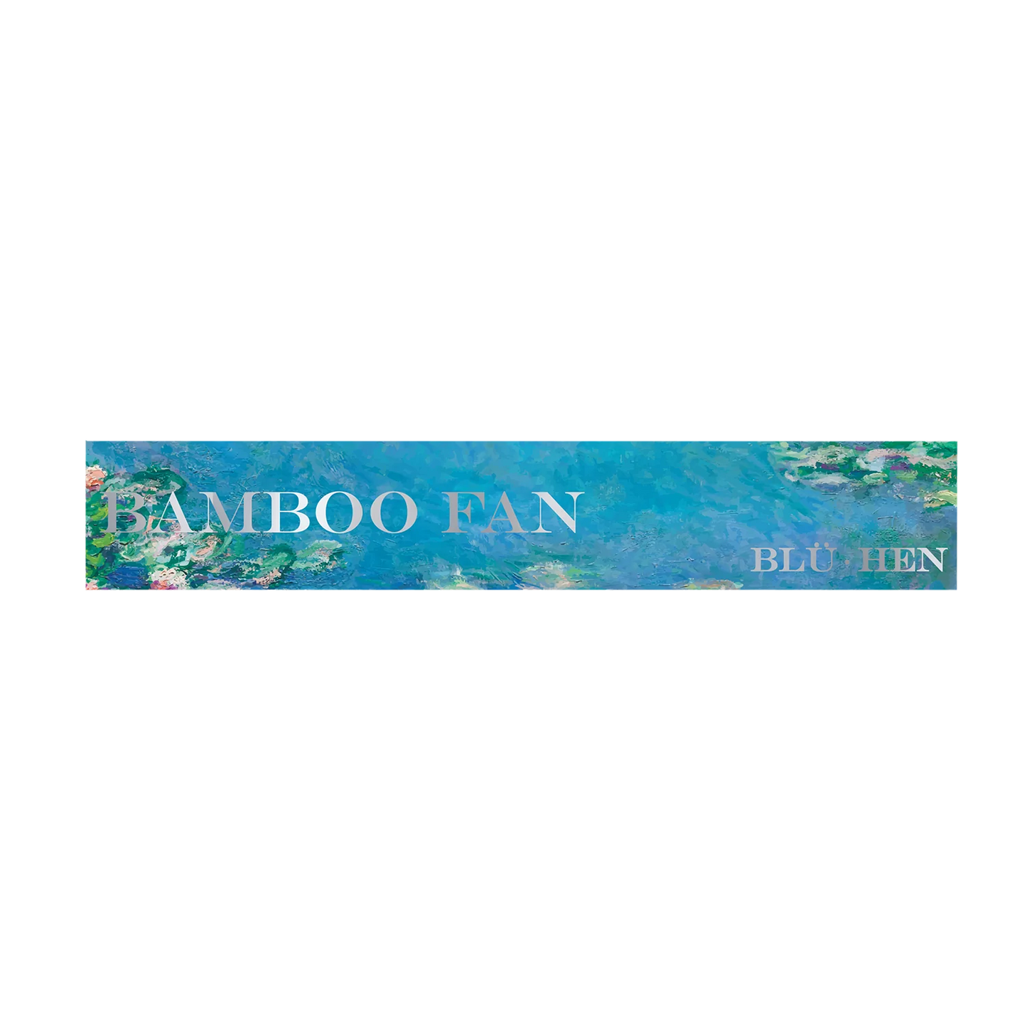 Monet's Water Lilies - Bamboo Fan
