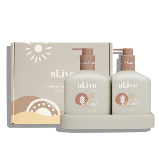 Baby Hair & Body Duo | Calming Oatmeal | al.ive