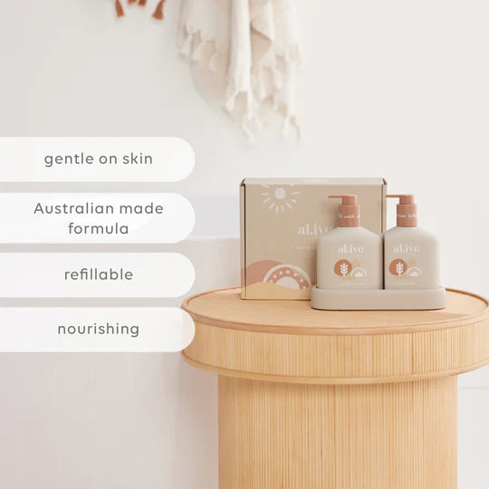 Baby Hair & Body Duo | Calming Oatmeal | al.ive