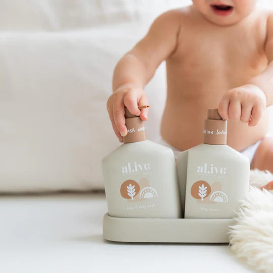 Baby Hair & Body Duo | Calming Oatmeal | al.ive