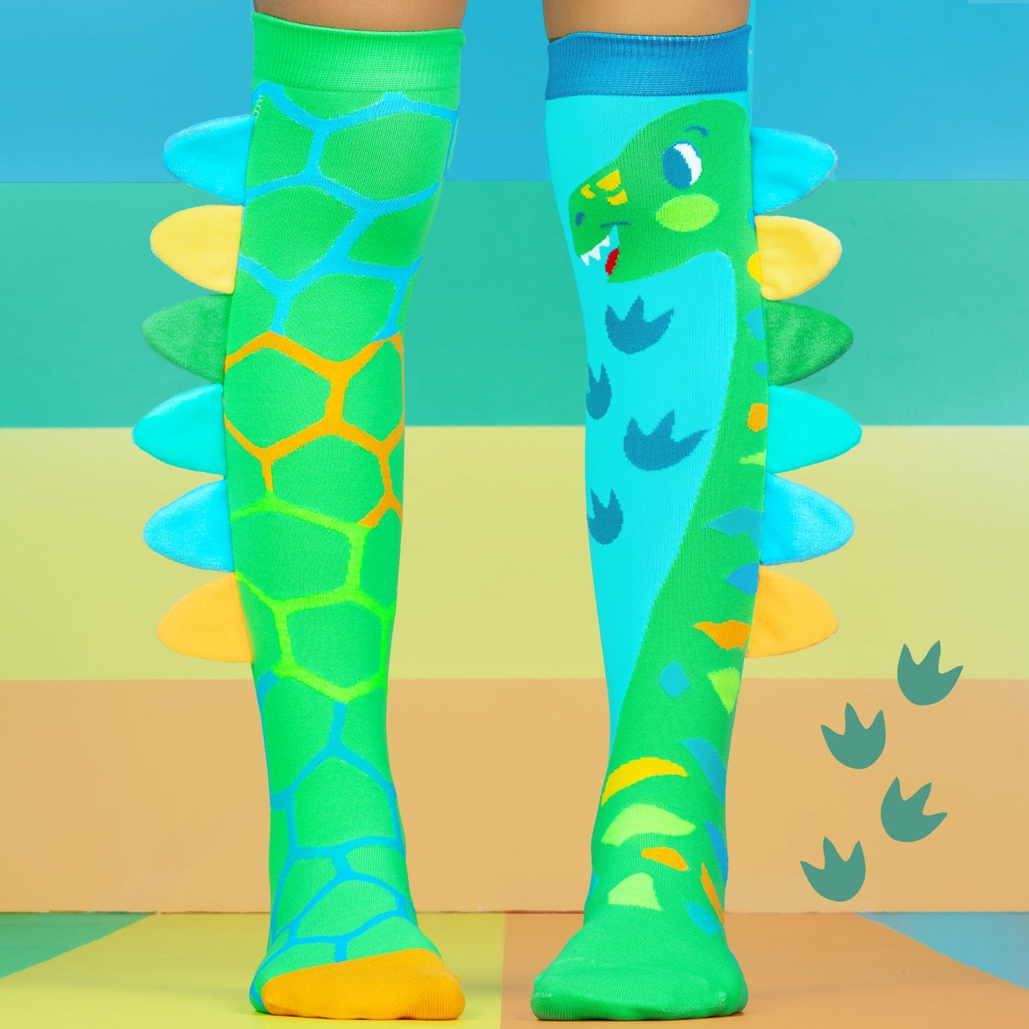 Green Dinosaur Socks | Madmia
