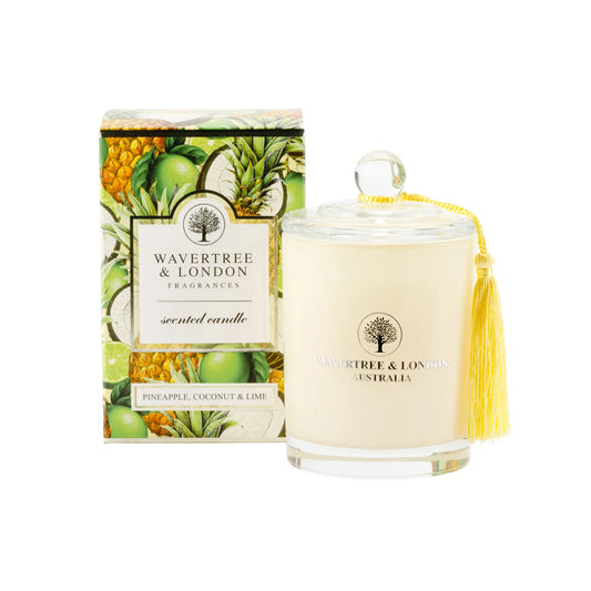 Pineapple, Coconut & Lime Candle | Wavertree & London