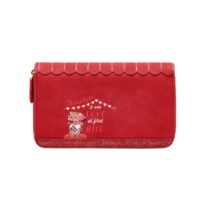 The Chocolate Box Medium Ziparound Wallet | Vendula London