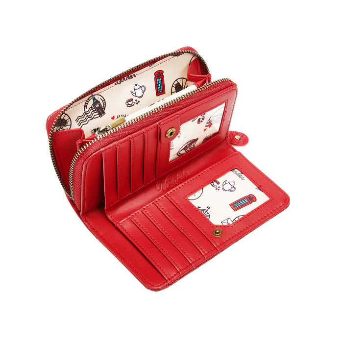 The Chocolate Box Medium Ziparound Wallet | Vendula London