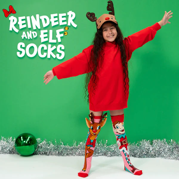 Reindeer & Elf Socks | Madmia