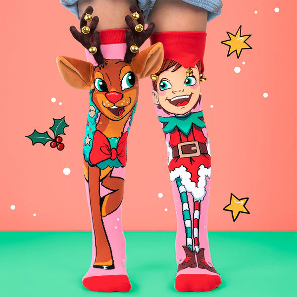 Reindeer & Elf Socks | Madmia