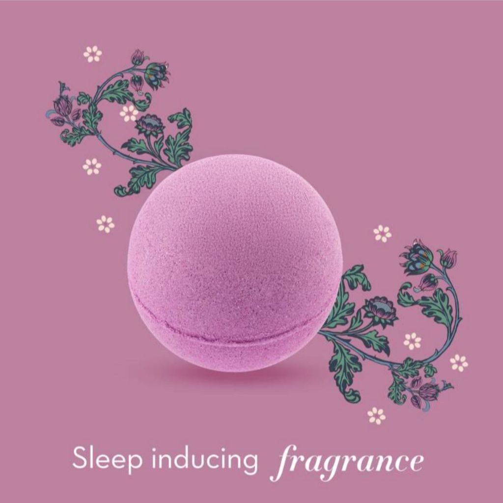 Beautiful Sleep Lavender Bath Bomb | William Morris at Home