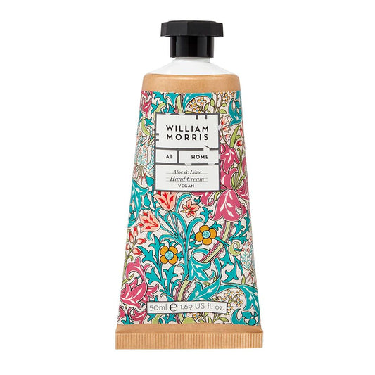 Aloe & Lime Hand Cream Golden Lily Light | William Morris at Home
