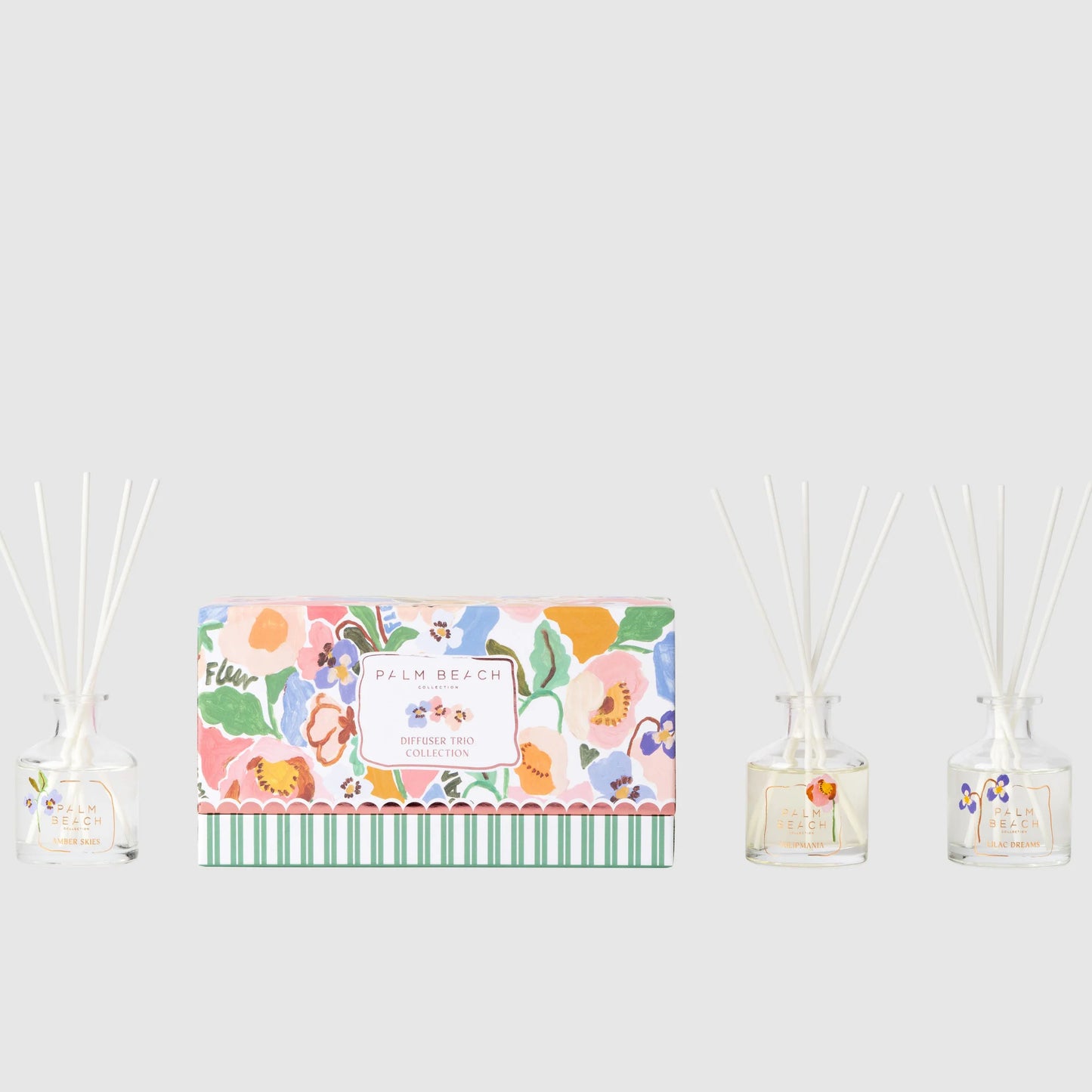 Fleur Jardin Diffuser Trio Collection | Palm Beach