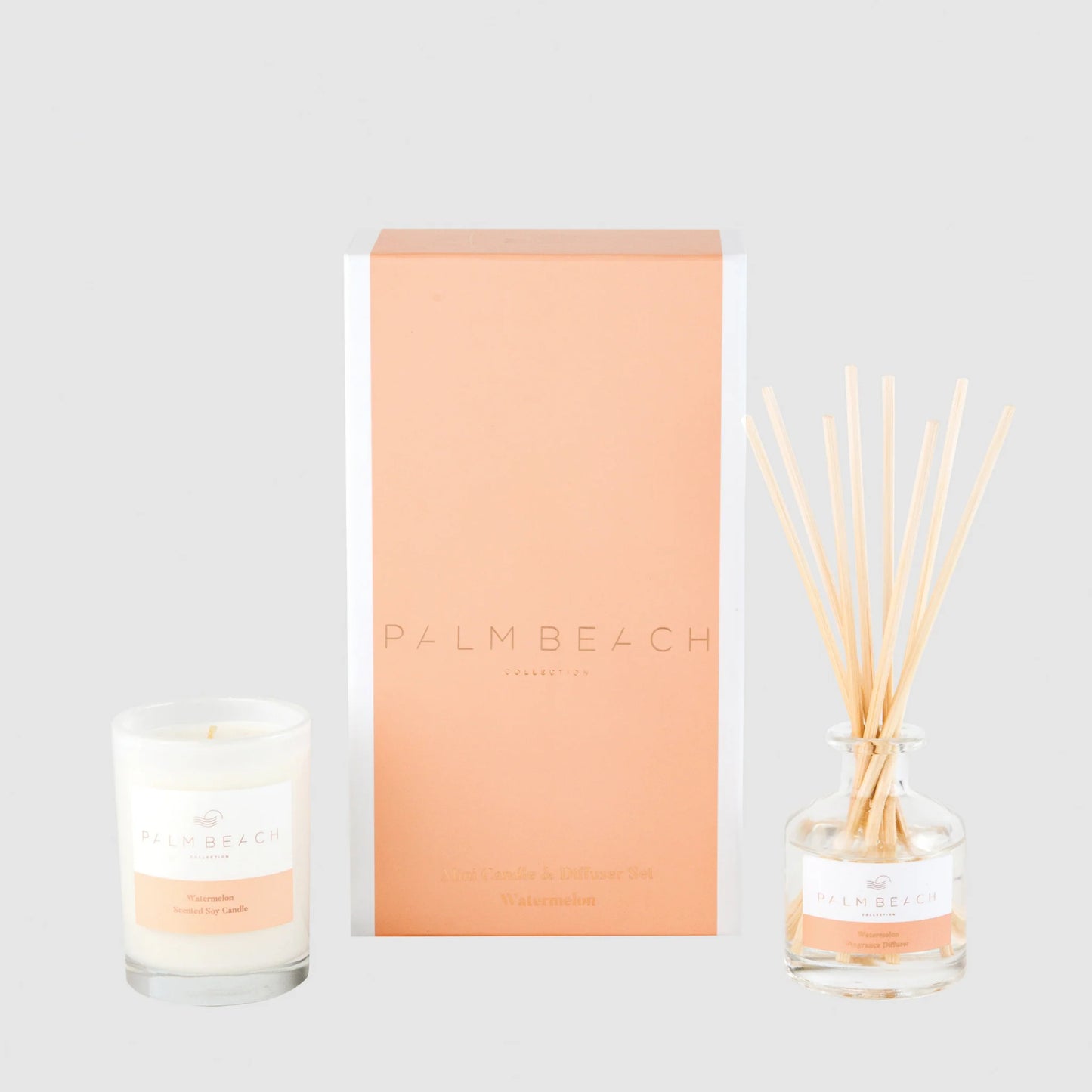 Watermelon Mini Candle & Diffuser Gift Pack | Palm Beach