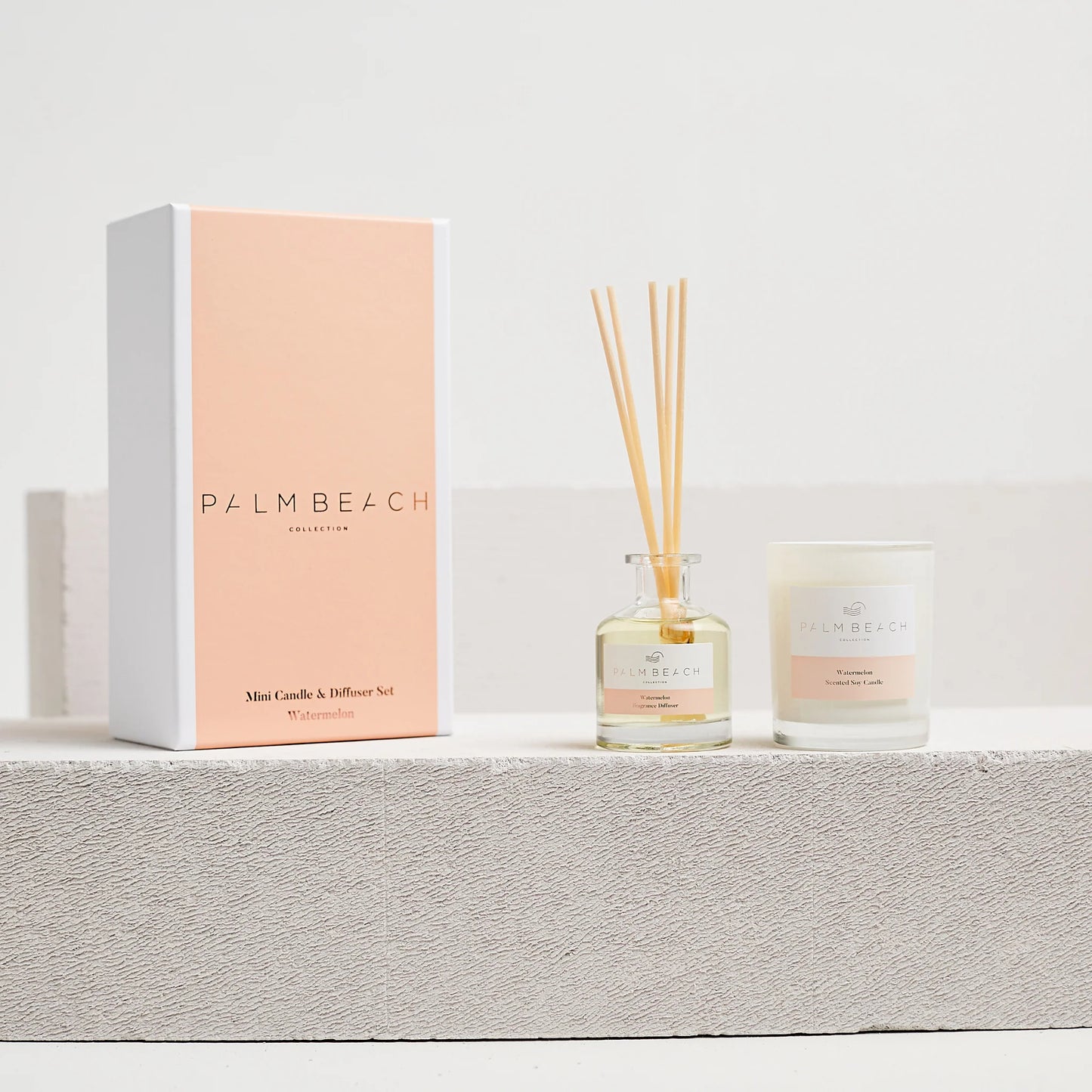 Watermelon Mini Candle & Diffuser Gift Pack | Palm Beach