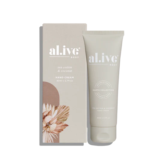 Hand Cream 80ml | Sea Cotton & Coconut | al.ive