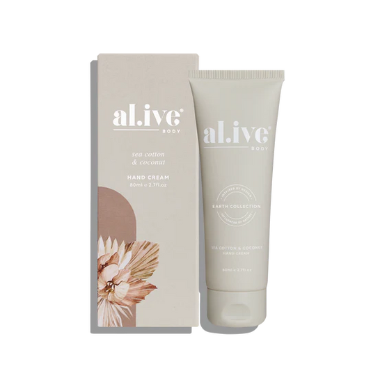 Hand Cream 80ml | Sea Cotton & Coconut | al.ive
