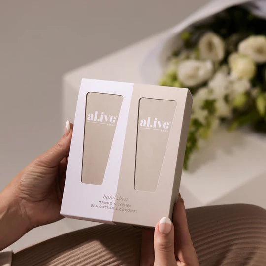 Hand Duet | Mango & Lychee + Sea Cotton & Coconut | al.ive