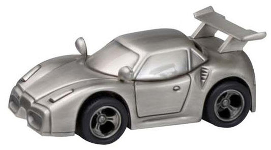 Money Bank Sports Car Pewter Finish